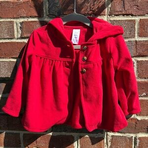 Children’s red fleece jacket